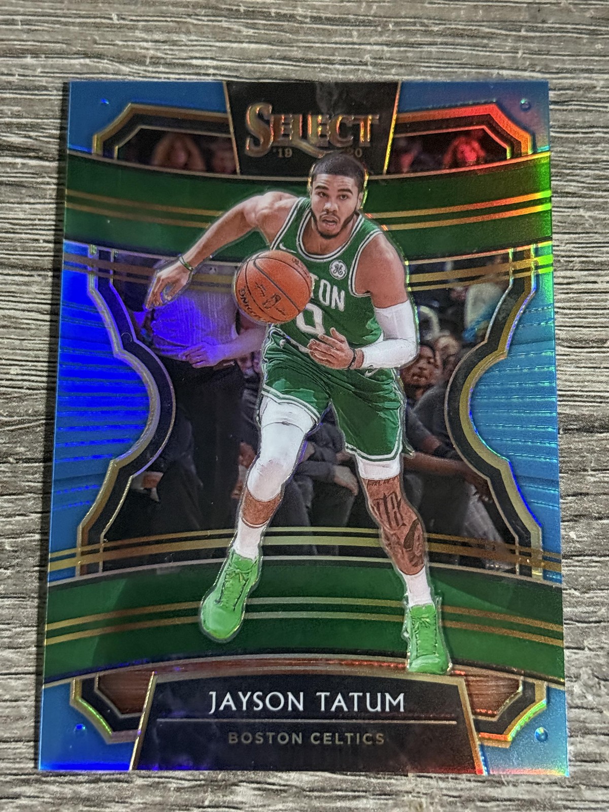 2019-20 Panini Select #54 Jayson Tatum Light Blue Prizms #/299