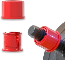 2 Packs Barbell Lock Anti-Slip 25mm Spin-Lock Collar Screw for red 