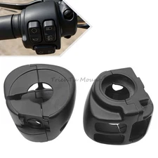 Handlebar Control Switch Housings Cover Kit For Harley Davidson XL Dyna Softail