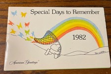 Vintage 1982 Hallmark Date Book Calendar Ziggy Tom Wilson Unused