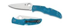 Spyderco Knives Endura 4 Lockback Blue FRN VG-10 Stainless C10FPBL Pocket Knife