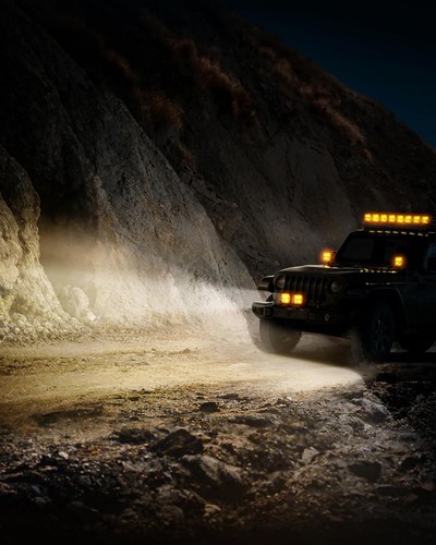 2PCS Offroad Work Light 4" LED Pods Amber Fog Driving Lights for Jeep ATV Truck - Picture 4 of 12