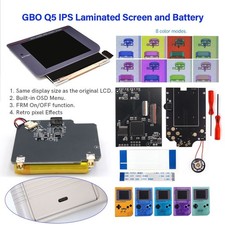 3.1" Laminated FRM IPS Backlight LCD Screen W/Speaker Shell case Battery For GBO