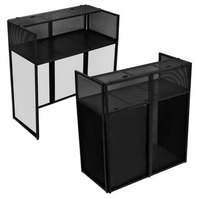 Portable DJ Table stand  foldable Station  Booth Facade+Flat Table 21X42 