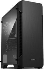Full Acrylic Side Panel - 3x Case Fan 120mm Pre-Installed Mid-Tower PC Case