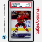 2023 UPPER DECK #451 CONNOR BEDARD CLEAR CUT YOUNG GUNS RC ROOKIE PSA 10