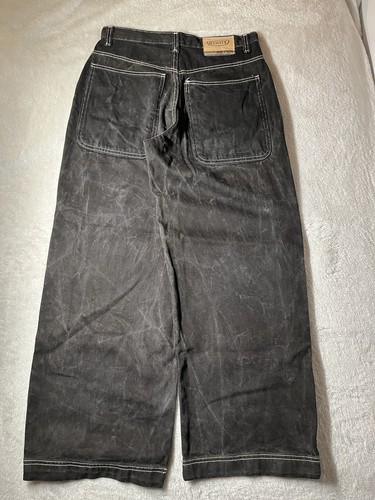 Utility Wide Leg Jnco Like Jeans Tagged 32x30 (passt 30x29) schwarz-weiß - Bild 2 von 15