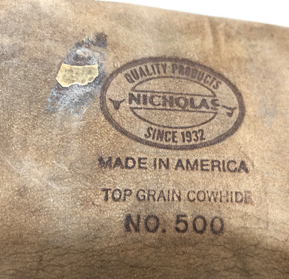 Cinto de ferramentas de couro bovino Nicholas #500 ferramenta de construção bolsa CLC - Imagem 4 de 4