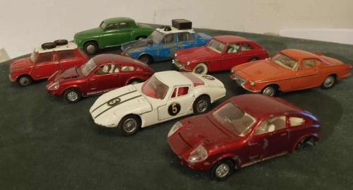ORIGINAL VINTAGE DIECAST CORGI TOYS JOB LOT RALLY & SPORTS CARS MINI MARCOS etc