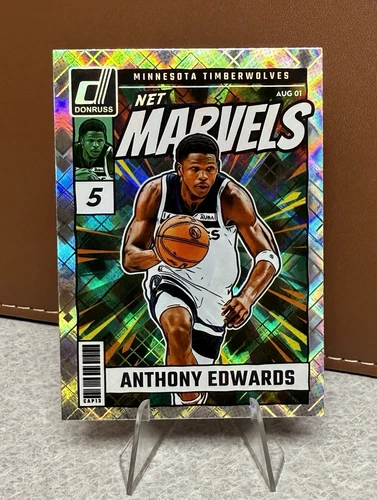 Anthony Edwards 2024-25 Panini Donruss - Net Marvels Insert #5 Diamond Parallel