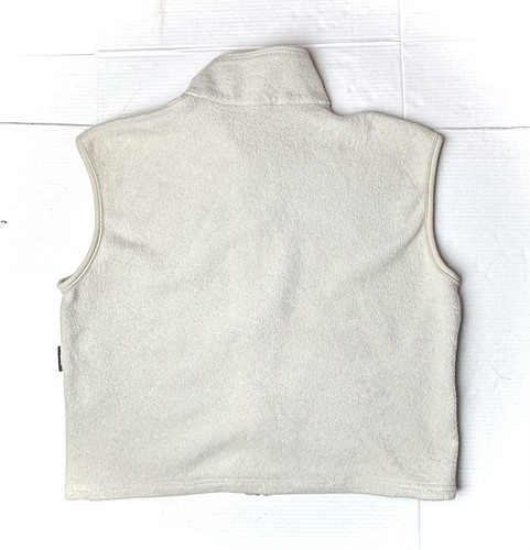 Eastern Mountain Sports Vest Women Large Beige Full Zip Outdoors Fleece EMS - Picture 4 of 8