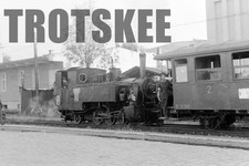 35mm Negative CFR Romania Railways Steam Loco 6845 1968 