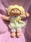 New ListingVintage Cabbage Patch Kids 25th Anniversary Girl Lemon Pigtails Blue Eyes GUC 05