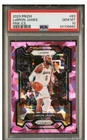 🔥 2023 PRIZM LeBRON JAMES PINK ICE Prizm Lakers #63 PSA 10 💎 👀