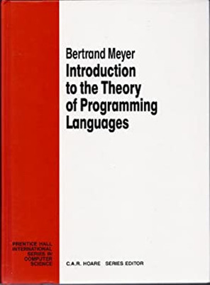 Introduction to the Theory of Programming Languages Hardcover Ber