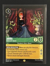 Anna Diplomatic Queen 85/204 Legendary Shimmering Skies NM Frozen Disney Lorcana