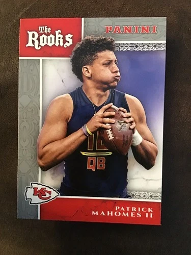 2017 PATRICK MAHOMES PANINI “THE ROOKS” ROOKIE CARD