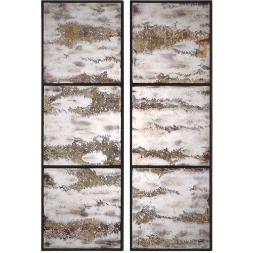 Uttermost 04099 Rahila 42 X 14 inch Earth Tones Wall Mirror, Set of 2 - Picture 1 of 2