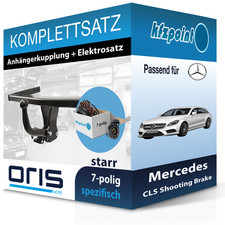 Für Mercedes CLS Sh. Br. 10.12- ORIS Anhängerkupplung starr + 7polig E-Satz neu Für Mercedes CLS Sh. Br. 10.12- ORIS Anhängerkupplung starr + 7polig E-Satz neu