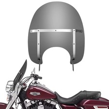 Detachable Smoke Windshield Windscreen For Harley Touring Road King FLHR 1994-Up