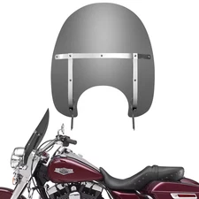 Detachable Smoke Windshield Windscreen For Harley Touring Road King FLHR 1994-Up