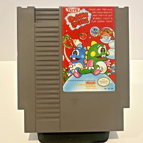 Bubble Bobble Nintendo NES 1988 Tested Cartridge, Manual, Original Sleeve