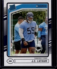 2024 Donruss JC Latham 340 Tennessee Titans RC