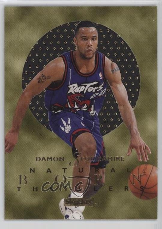 1995-96 Skybox E-XL Natural Born Thrillers Damon Stoudamire #10 Rookie RC px8