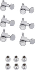 Fender Locking Stratocaster Telecaster Staggered Tuning Machines Brushed Chrome