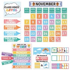 Classroom Calendar Set Bulletin Board Decor Elementary Preschool Supplies