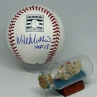 Mike Mussina signed Rawlings HOF Logo Baseball JSA COA Inscribed Auto A4263