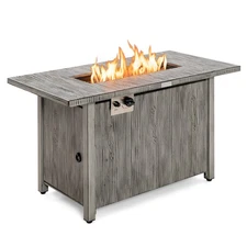 Patiojoy 43’’ Propane Fire Pit Table 50,000 BTU Outdoor Propane Gas Fire Table