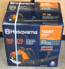 NEW Husqvarna 150BT 51-cc 2-cycle 765-CFM 270-MPH Gas Backpack Leaf Blower