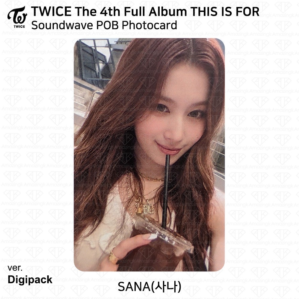 TWICE 4th Full Album THIS IS FOR Soundwave POB Photocard Benefit