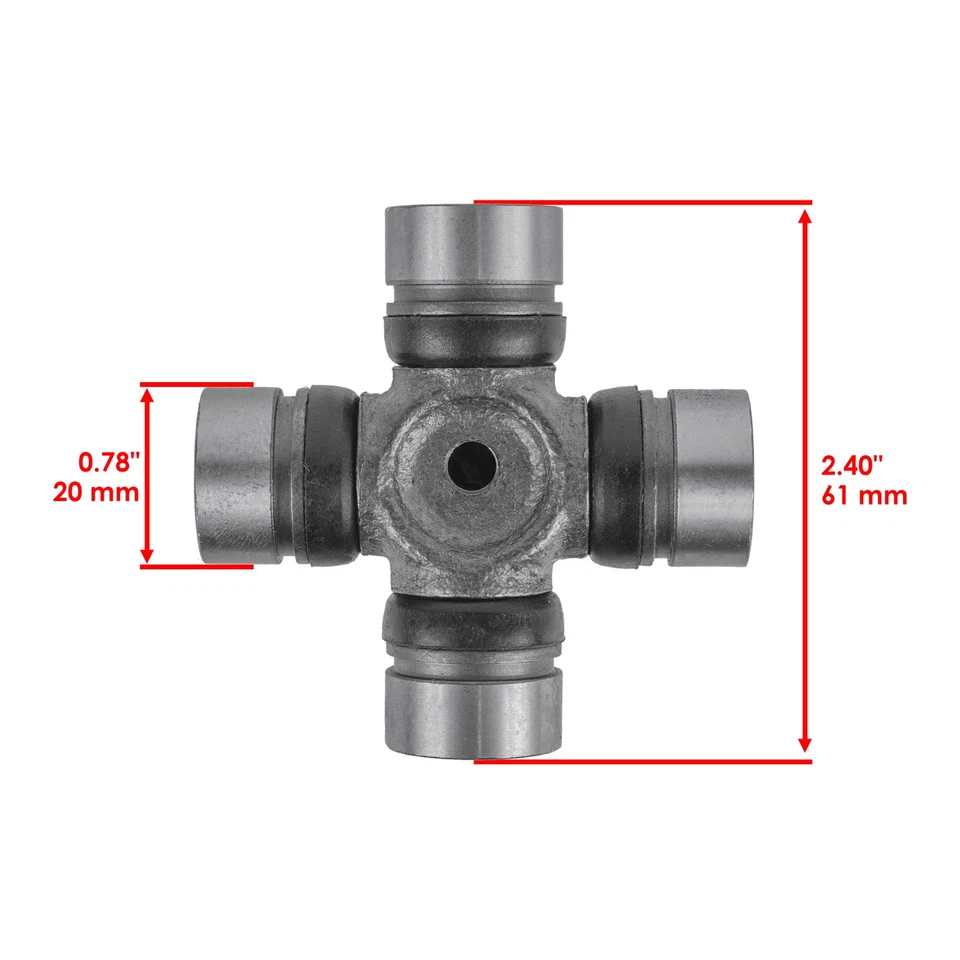 Комплект U-Joint для переднего приводного вала Yamaha Kodiak 400 YFM400 1993 1994 95 96-1999 - Изображение 2 из 4
