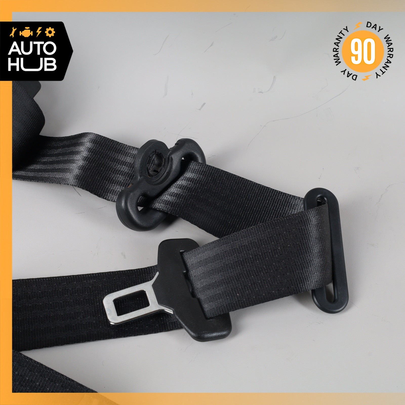 02-07 Maserati M138 4200 Coupe GT Rear Right Passenger Side Seat Belt Black OEM
