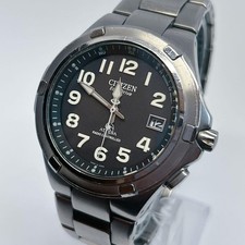 CITIZEN ATTESA Eco Drive Radio Controlled Watch Titanium Black Dial Limited