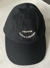 Adanola Black Active Lifestyle Adjustable Baseball Sports Cap Hat One Size Fits