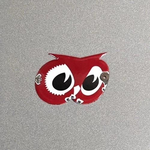 VINTAGE RED OWL GASOLINE COFFEE TEA PORCELAIN SIGN CAR GAS TRUCK OIL MOTORCYCLE