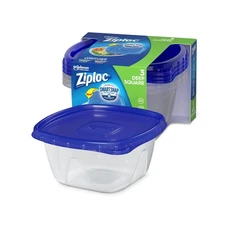 Ziploc Food Storage Meal Prep Containers Reusable For Kitchen Organiza