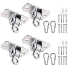 Swing Hangers 304 Stainless Steel with Locking Snap Hooks, Heavy Duty Swing H...
