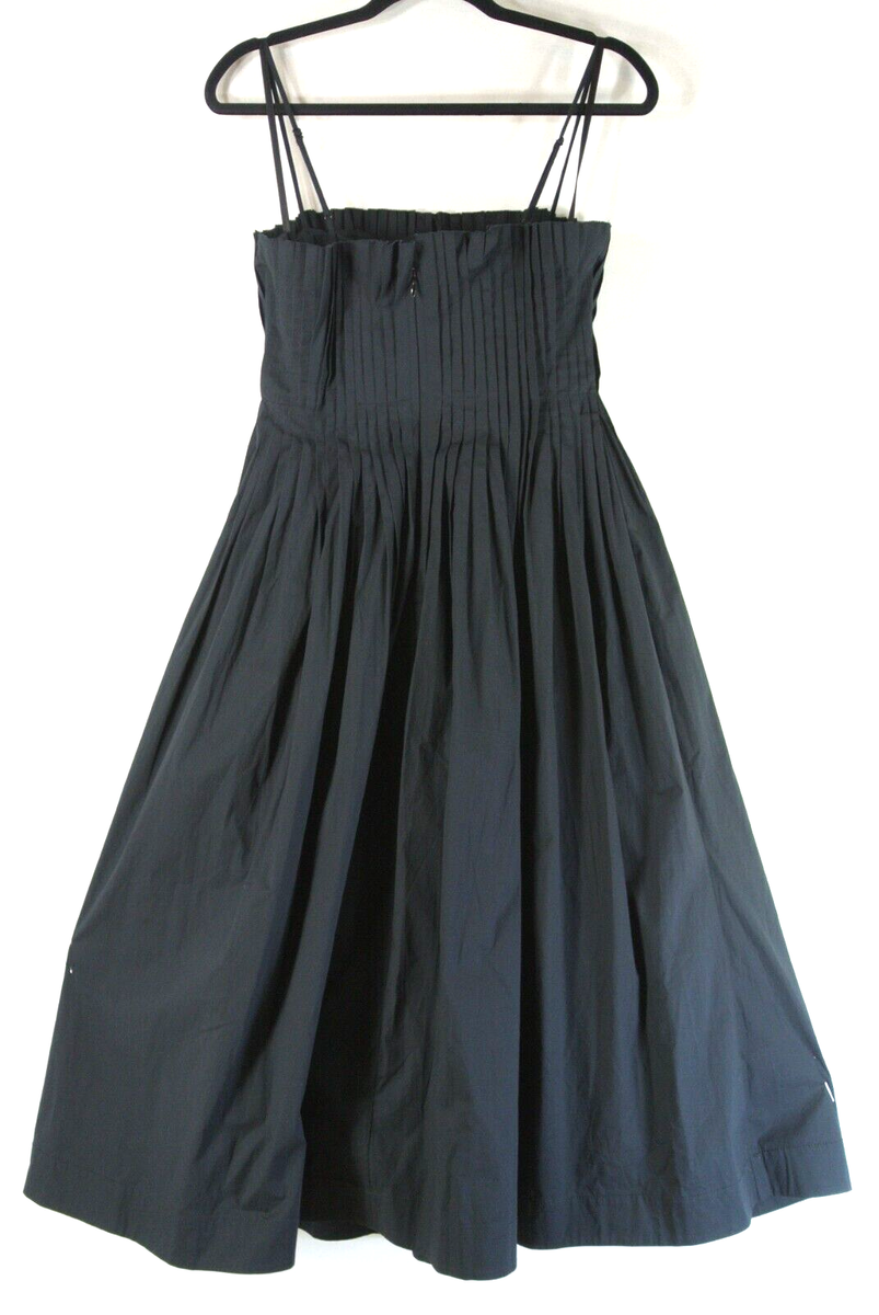 staud bella pleated dress STAUD Bella Pleated Sleeveless Midi Dres by Staud