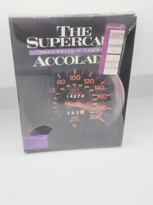 The Supercars Test Drive II - New Sealed - Big Box PC - Apple IIGS 2 GS - 5 CARS