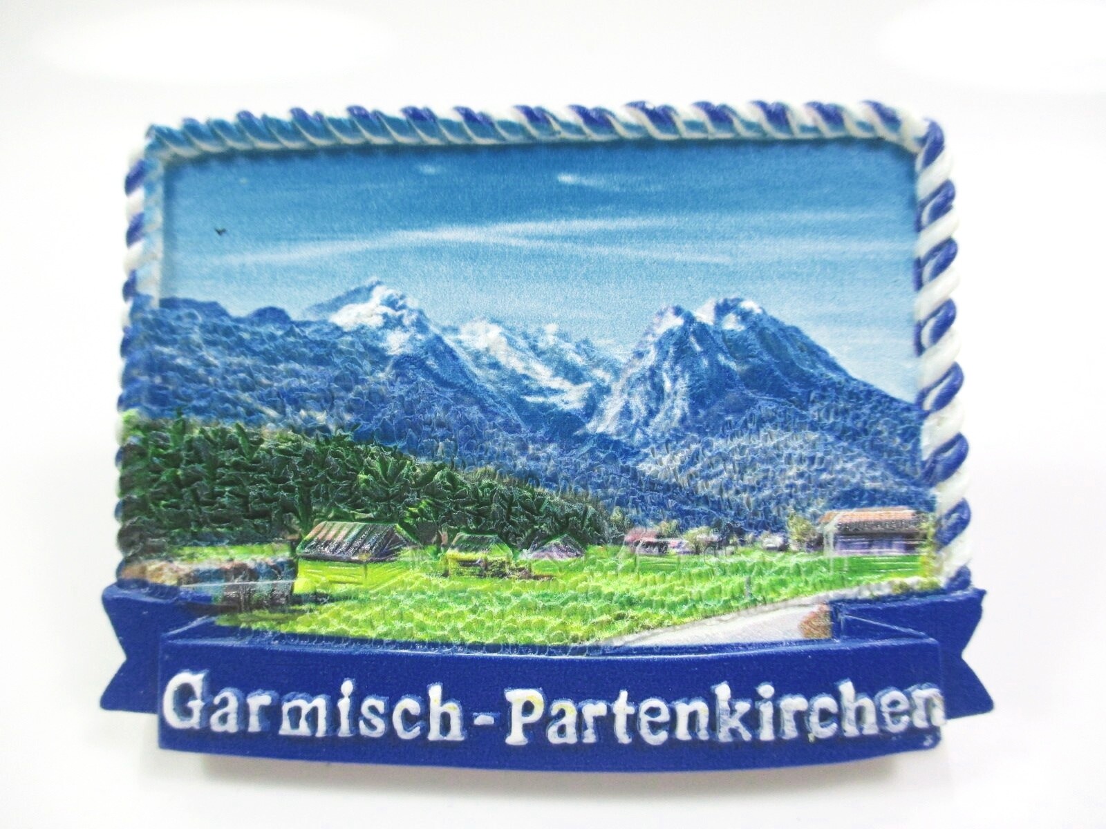 Garmisch Partenkirchen Zugspitze premium magnet poly souvenir Germany (30)