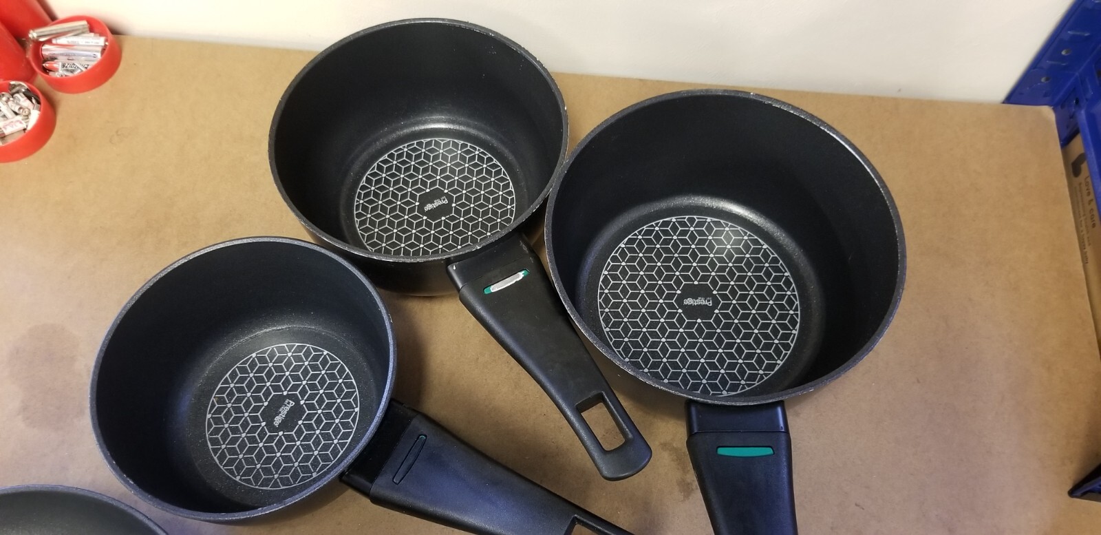 Prestige Thermo Smart 5 Piece Non Stick Saucepan Set Induction Hob