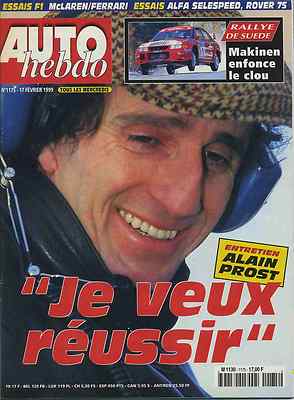 AUTO HEBDO Nr.1175 17.02.1999 CATERHAM SUPER 7 RALLYE WILDLEDER