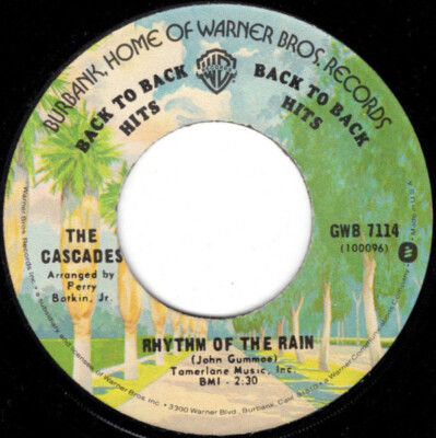 The Cascades  - Rhythm Of The Rain / The Last Leaf (7'', Mono, RE, Jac)