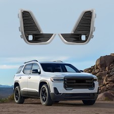 Left Right Fog Light Trim Bezel For GMC Acadia 2020-2023 SL AT4 SLE SLT Pair