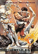 HERCULES / 1993 Marvel Masterpieces BASE Trading Card #82