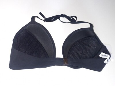 LA PERLA GRAPHIQUE COUTURE BAS DE BIKINI FR40-EU/DE38-UK 12-US 8-IT44 NOIR